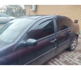 Вітровики SD (4 шт, Perflex Sport) для Renault Megane II 2004-2009 рр