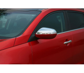 Накладки на дзеркала (2 шт., нерж.) для Kia Sportage 2010-2015 рр