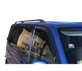 Рейлінги Чорні Коротка база, Металеві ніжки для Volkswagen T6 2015-2024 рр