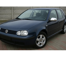 Накладки на дзеркала (2 шт) Полірована нержавіюча сталь для Volkswagen Golf 4 1997-2006 рр