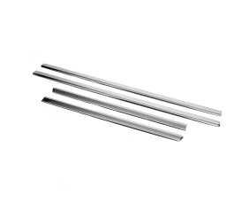 Молдинг дверний (4 шт, нерж) OmsaLine - Італійська нержавійка для Volkswagen Passat B5 1997-2005 рр