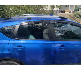 Рейлінги Хром Металеві ніжки для Nissan Qashqai 2010-2014 рр