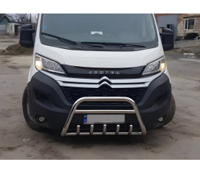 Передня дуга WT003 (нерж.) для Fiat Ducato 2006-2025 рр