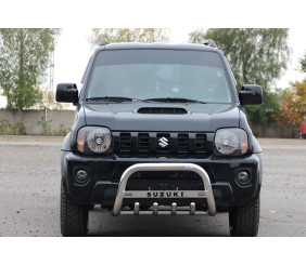 Кенгурятник QT006 (нерж) для Suzuki Jimny 1998-2018 рр