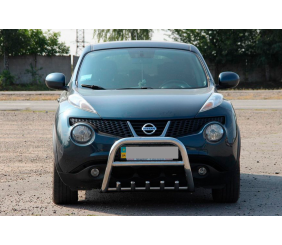 Кенгурятник QT012 (нерж) для Nissan Juke 2010-2019 рр