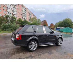 Молдинг на дверні стійки (нерж) для Range Rover Sport 2005-2013 рр