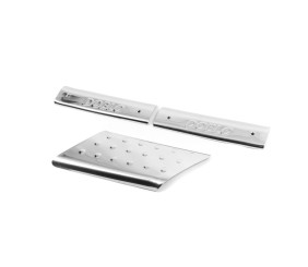 Накладки на внутрішні пороги (Omsa, нерж.) 3 двері для Fiat Doblo I 2005-2010 рр