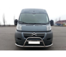 Передня дуга ST019 (нерж.) для Citroen Jumper 2007-2025 рр