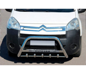 Кенгурятник WT004 (нерж.) 51 мм для Citroen Berlingo 2008-2018 рр