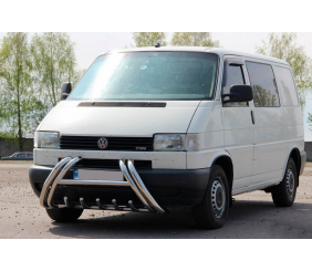 Кенгурятник WT01 (нерж) для Volkswagen T4 Transporter 1990-2003 рр