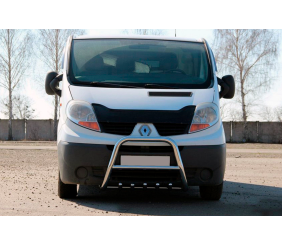 Кенгурятник QT-Spec (нерж.) для Opel Vivaro 2001-2015 рр