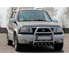 Кенгурятник QT007 (нерж) для Suzuki Vitara 1998-2006 рр