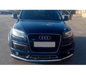 Передній захист ST008 (нерж.) d51 для Ауди Q7 2005-2015 рр