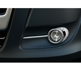 Окантовка протитуманок із заглибленнями (2010-2015, 2 шт., пласт.) для Fiat Doblo II рр