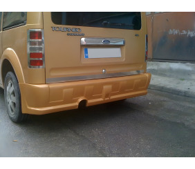 Накладка на стопи (2 шт., нерж.) Carmos - Турецька сталь для Ford Connect 2006-2009 рр