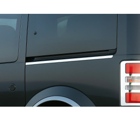 Молдинг під зсувні двері (нерж.) 1 двері, стандартна база для Ford Connect 2006-2009 рр