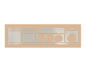 Декоративна накладка на панель Алюміній для Ауди 80/90 1987-1996 рр