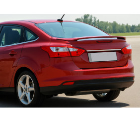 Планка над номером вузька (нерж) Седан (хром) для Ford Focus III 2011-2017 рр