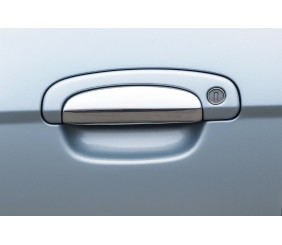 Накладки на ручки (4 шт) Carmos - Турецька сталь для Hyundai Getz 2002- рр