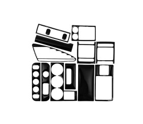 Накладки на панель (1996-2002) Чорний для Citroen Berlingo рр