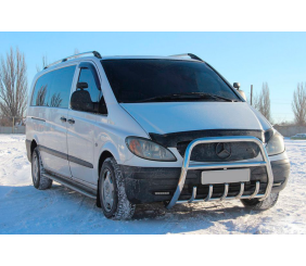 Кенгурятник XL-WT025 (нерж.) для Mercedes Vito W639 2004-2014 рр