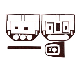 Накладки на панель Алюміній для Ford C-Max 2004-2010 рр