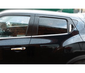 Накладки на ручки (4 шт) Без чіпа, Carmos - Турецька сталь для Nissan Juke 2010-2019 рр