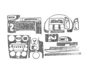 Накладки на панель Алюміній для Mazda 6 2003-2008 рр