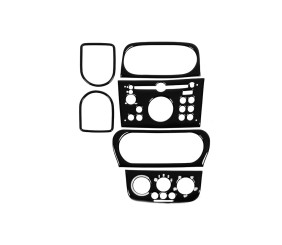 Накладки на панель Чорний рояль для Opel Corsa C 2000-2006 рр