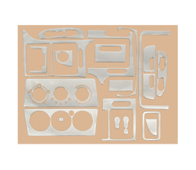 Накладки на панель (1995-1999) Алюміній для Opel Vectra B рр