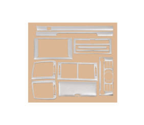 Накладки на панель (Kit-1) Алюміній для Peugeot 407 2004-2011 рр