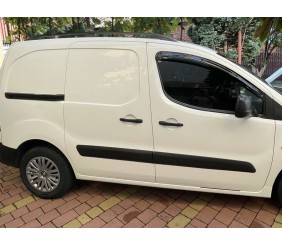 Рейлінги Чорні Пластикові ніжки для Peugeot Partner Tepee 2008-2018 рр