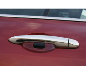 Накладки на ручки (нерж.) 4 шт, Carmos - Турецька сталь для Renault Koleos 2008-2016 рр