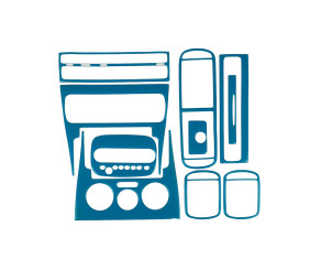 Накладки на панель (синій колір) для Seat Toledo 2000-2005 рр