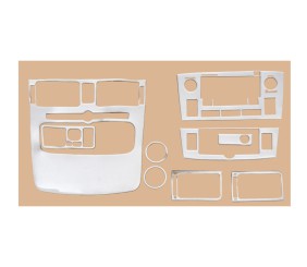 Накладки на панель Small Алюміній для Toyota Avensis 2003-2009 рр