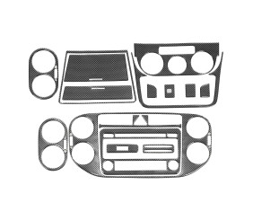 Накладки на панель Карбон для Volkswagen Golf Plus 2004-2014 рр