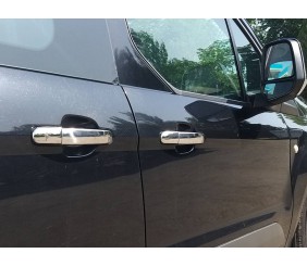 Накладки на ручки (4 шт, нерж) Carmos - Турецька сталь для Ford Connect 2014-2021 рр