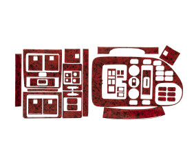 Накладки на панель Meric (V-клас, 1996-1999) Дерево для Mercedes Vito W638 рр