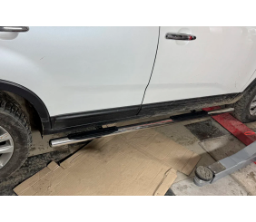 Бічні труби (2 шт., Нерж.) для Kia Sorento II XM 2009-2014 рр