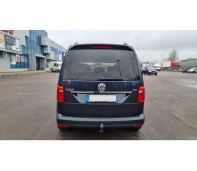 Накладка над номером (1 дверний, нерж.) для Volkswagen Caddy 2015-2020 рр