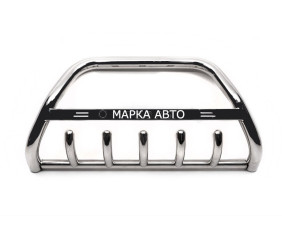 Кенгурятник WT004 (нерж.) для Fiat Doblo II 2010-2022 рр