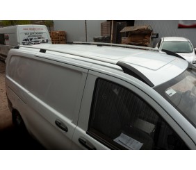 Рейлінги ELITE Хром (пласт. ніжка) Довга база (ExtraLong) для Mercedes Vito/V-class W447 2014- рр