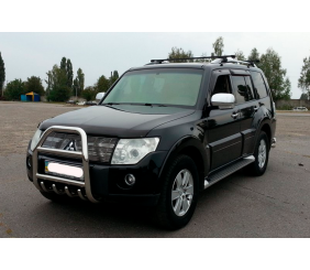 Кенгурятник QT011 (нерж.) для Mitsubishi Pajero Wagon IV 2006-2021 рр