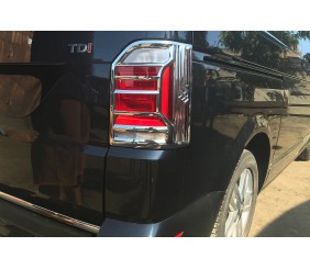 Накладки на стопи (2 шт., ABS) для Volkswagen T6 2015-2024 рр