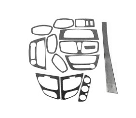 Накладки на панель Алюміній для Renault Fluence 2009-2016 рр