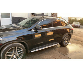 Бокові пороги (OEM) для Mercedes GLE coupe C292 2015-2019 рр