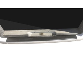 Накладка на задній бампер з загином (DDU, пластик) Матова для Mercedes Vito W639 2004-2014 рр