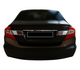 Накладка над номером (нерж) для Honda Civic Sedan IX 2011-2016 рр