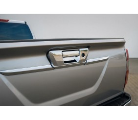 Накладка на задню ручку (без камери, нерж) для Nissan Navara/NP300 2016- рр