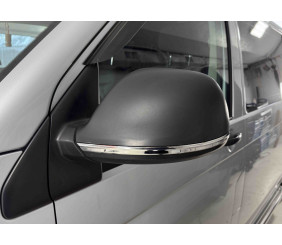 Смужки на дзеркала (2 шт., нерж) для Volkswagen T5 2010-2015 рр